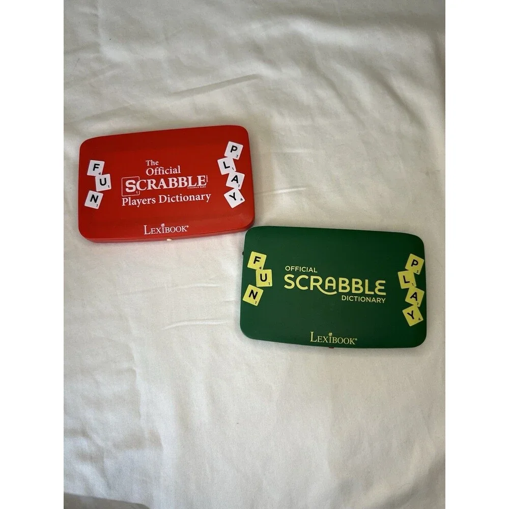 Electronic Lexibook Scrabble Dictionary Handheld 2x, Working, Read Below